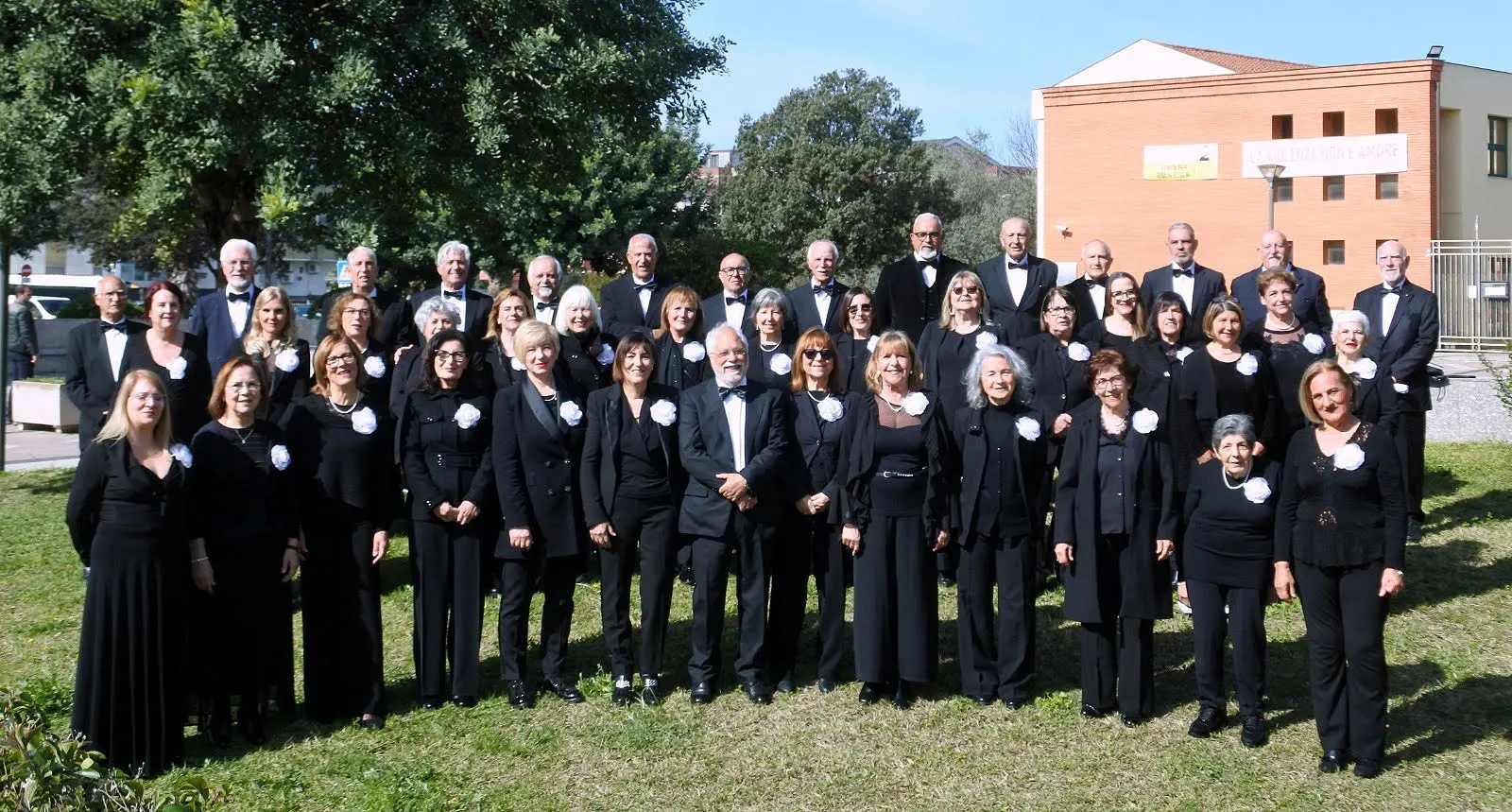 I coristi della Scola Cantorum Elmas